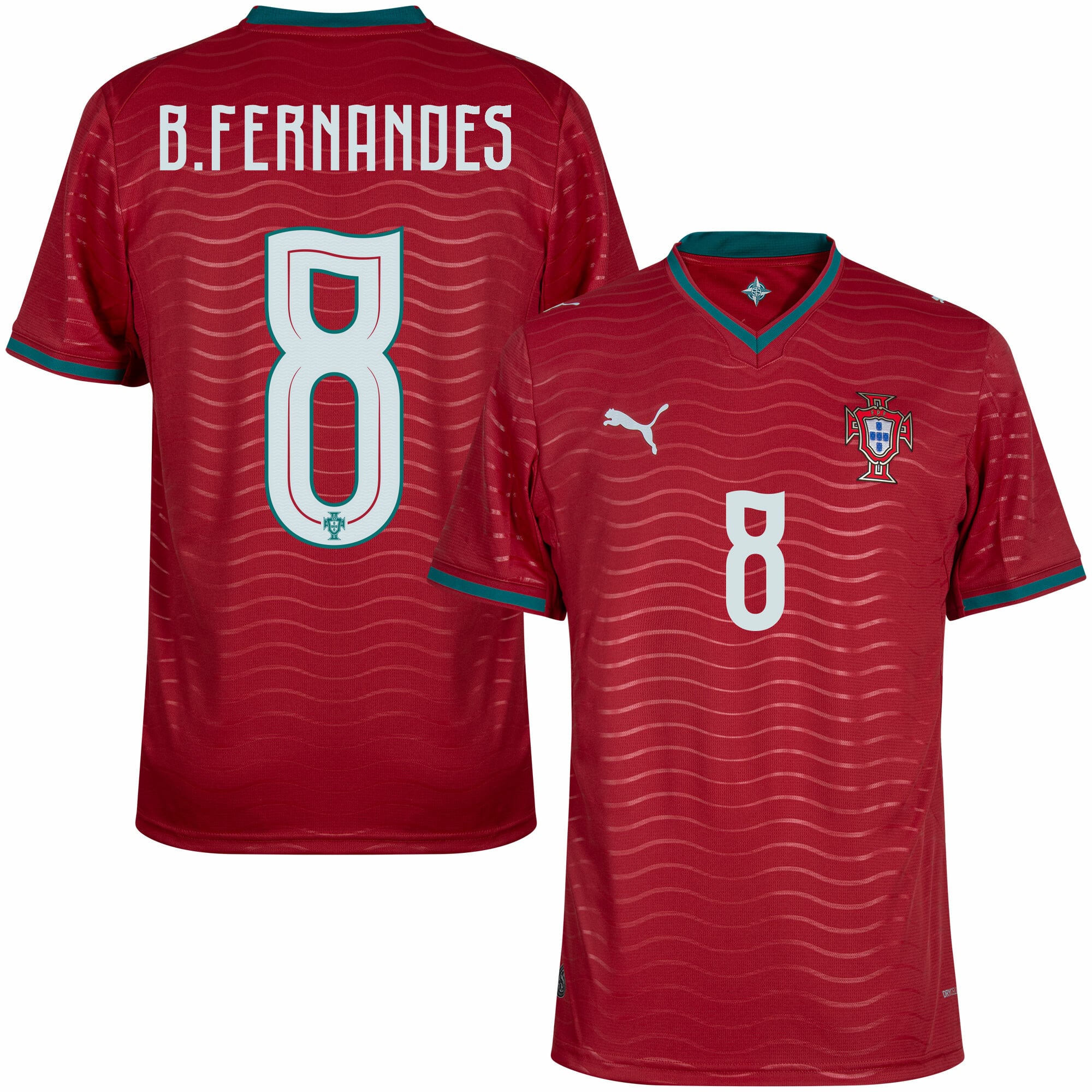 Portugal Bruno Fernandes 8 Home Fan Jersey 2026 World Cup