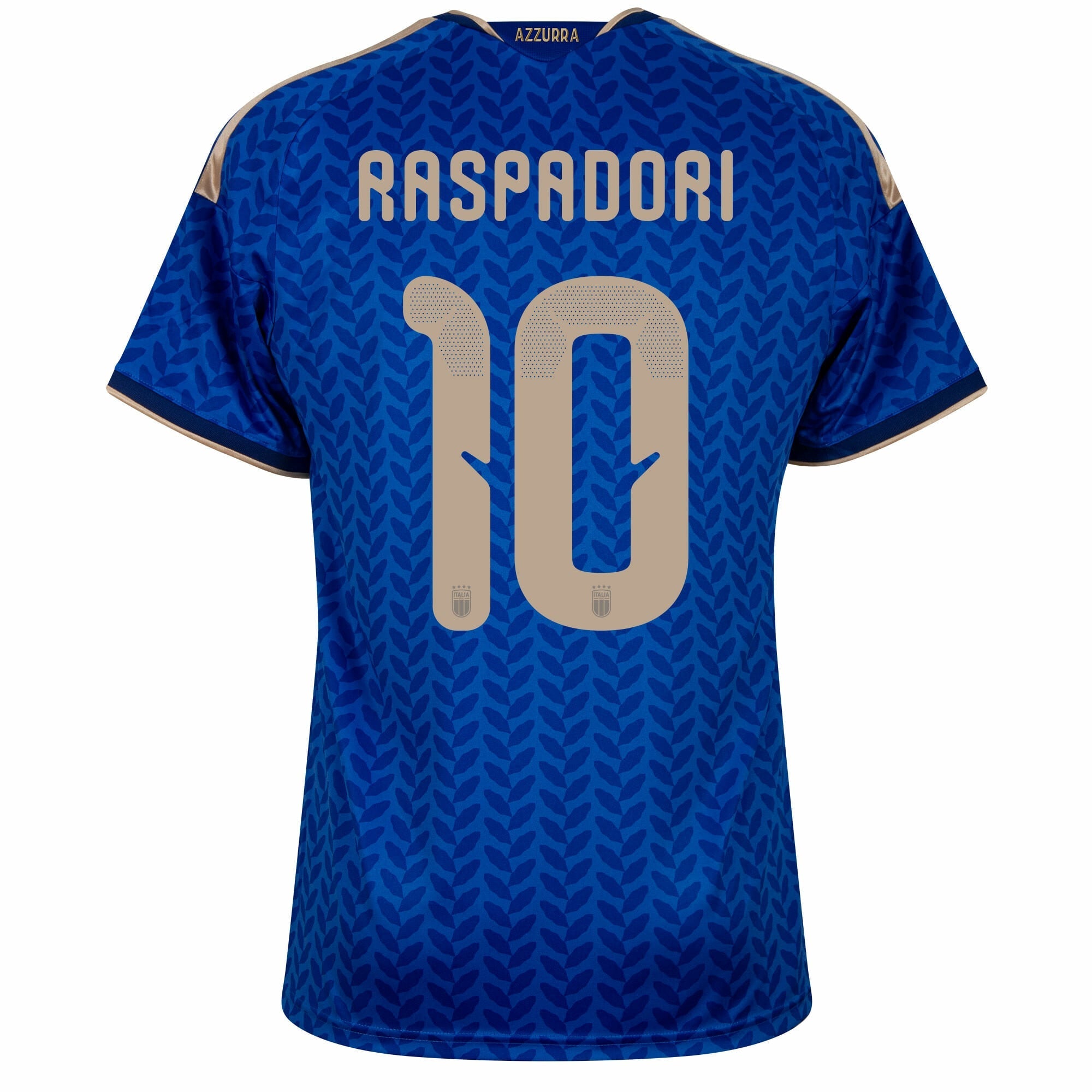 Italy Home Fan Jersey Raspadori 10 Shirt 2026-2027 (Official Printing)