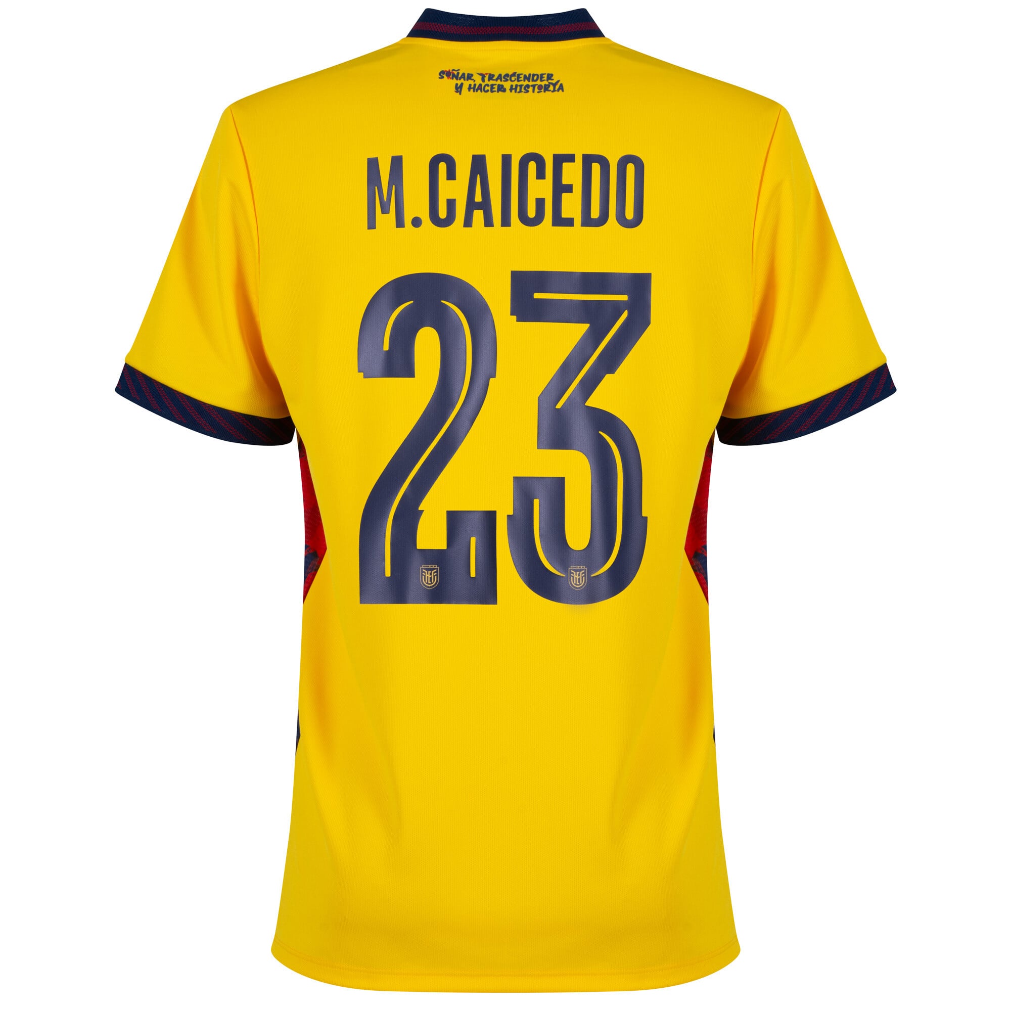 Ecuador Home M.Caicedo 23 Fan Jersey Shirt 2026-2027
