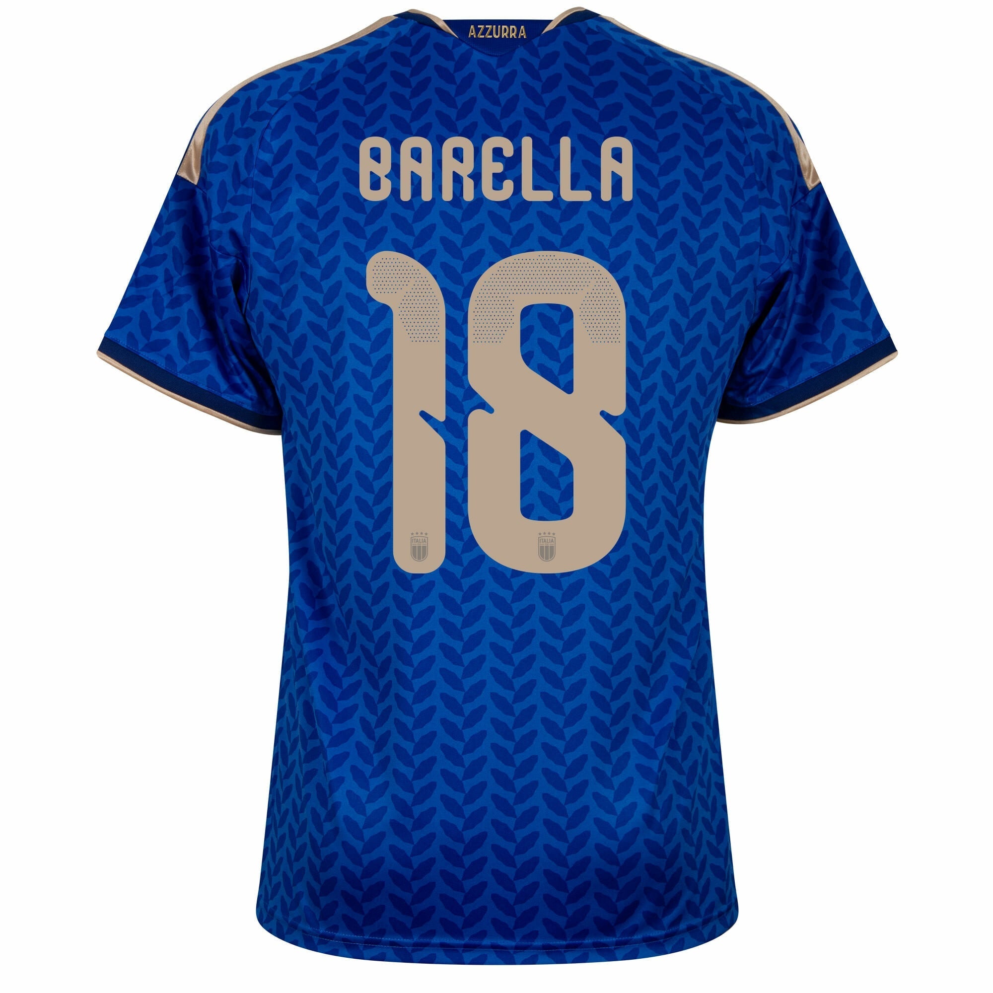 Italy Home Fan Jersey Barella 18 Shirt 2026-2027 (Official Printing)