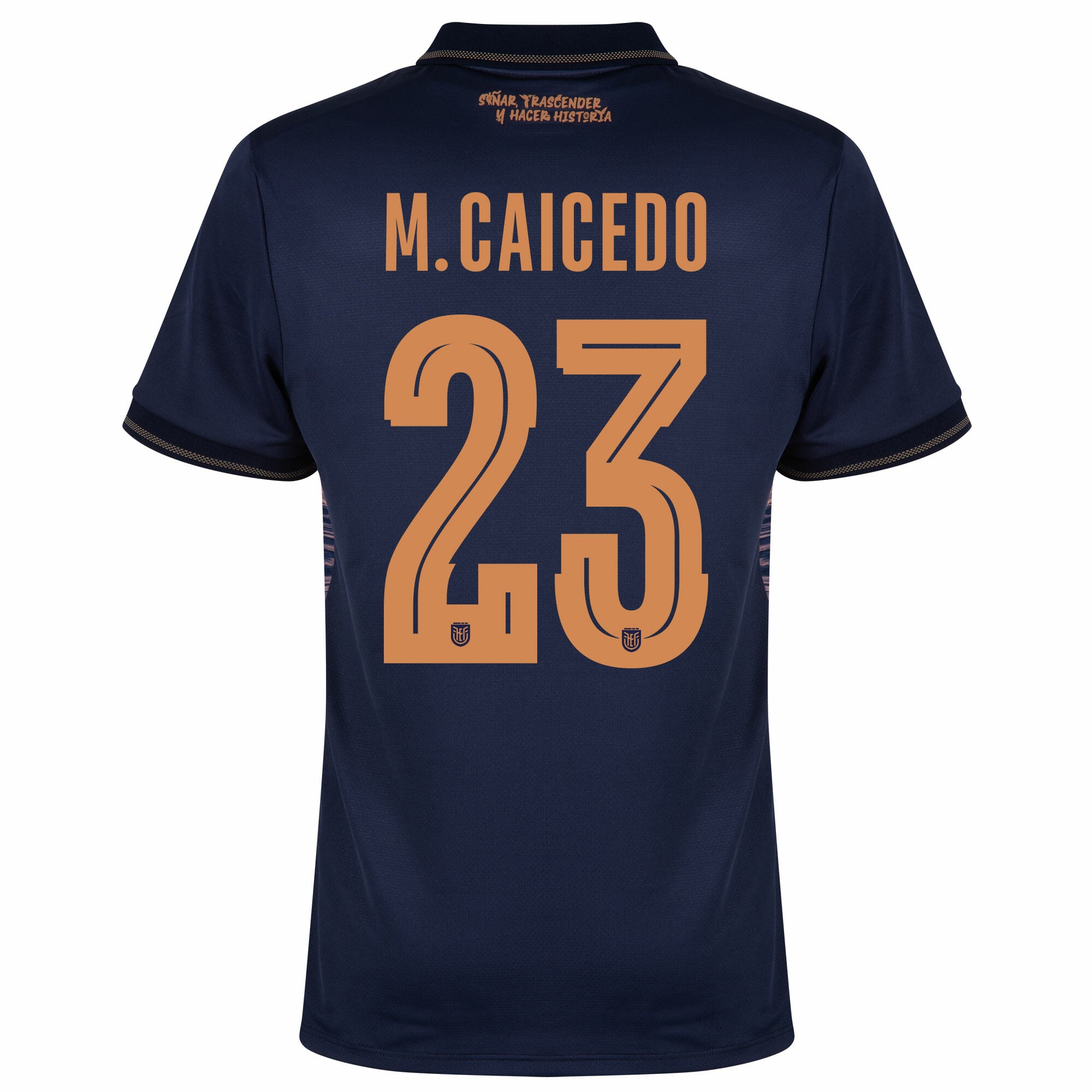 Ecuador Away M.Caicedo 23 Fan Jersey Shirt 2026-2027