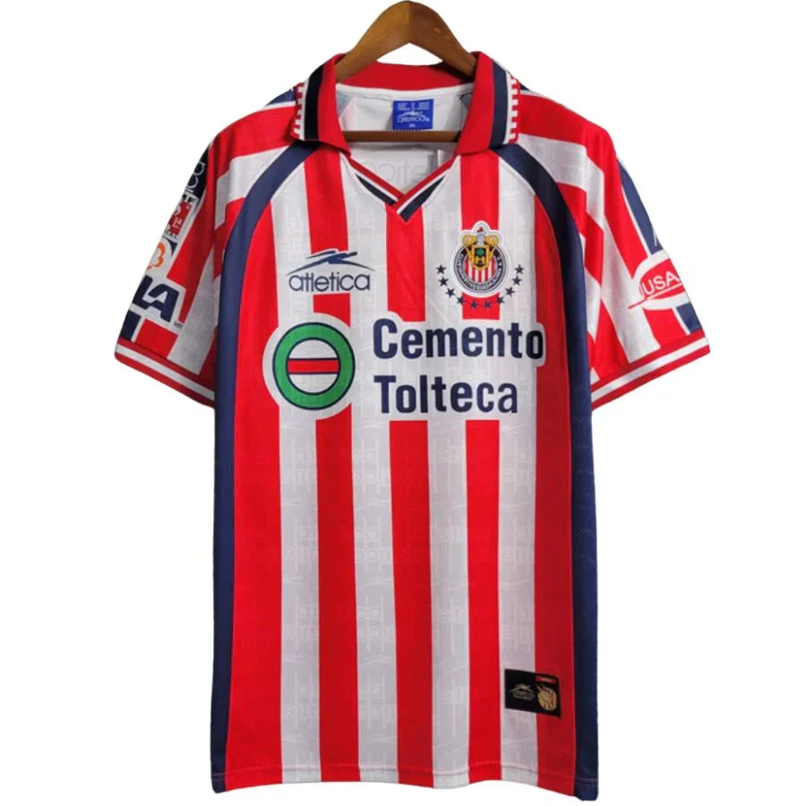 Retro Chivas De Guadalajara Home Fan Jersey 1999/00
