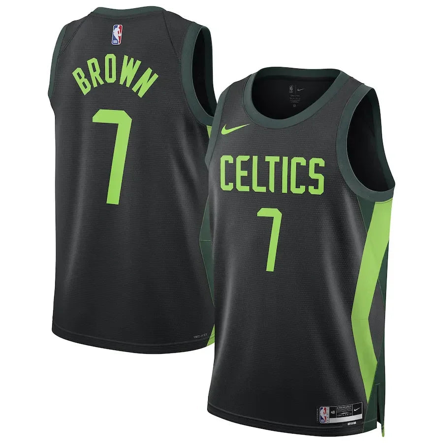 Jaylen Brown 7 Boston Celtics 24/25 City Edition Nba Jersey