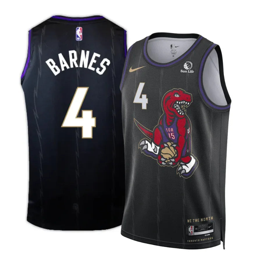 Scottie Barnes 4 Toronto Raptors City Edition 24/25 Nba Jersey