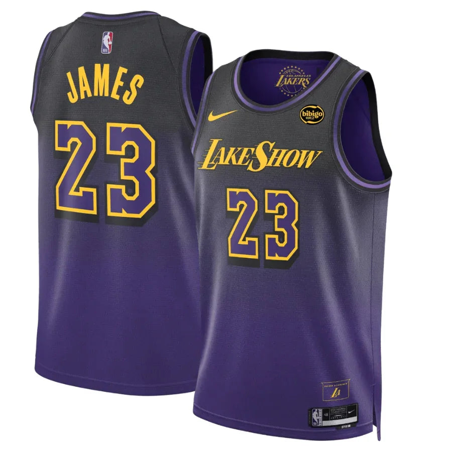 Lebron James 23 Los Angeles Lakers City Edition 24/25 Nba Jersey