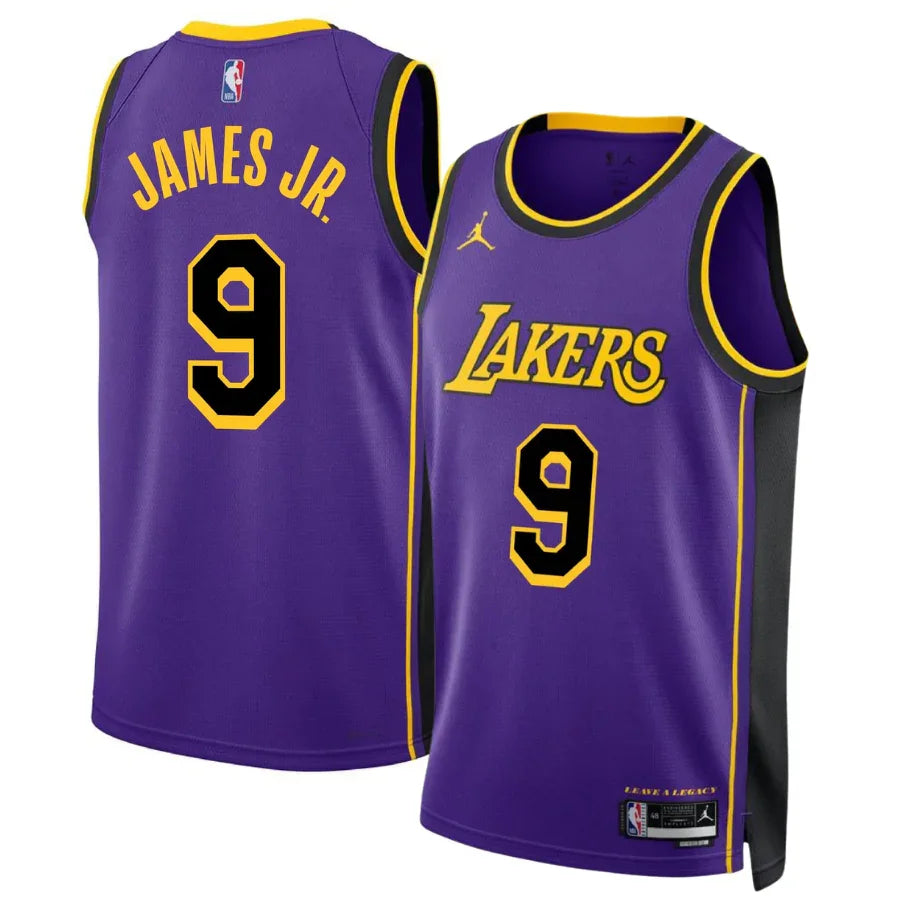 Brownie James Jr. 9 Los Angeles Lakers Jordan Statement Edition 24/25 Nba Jersey