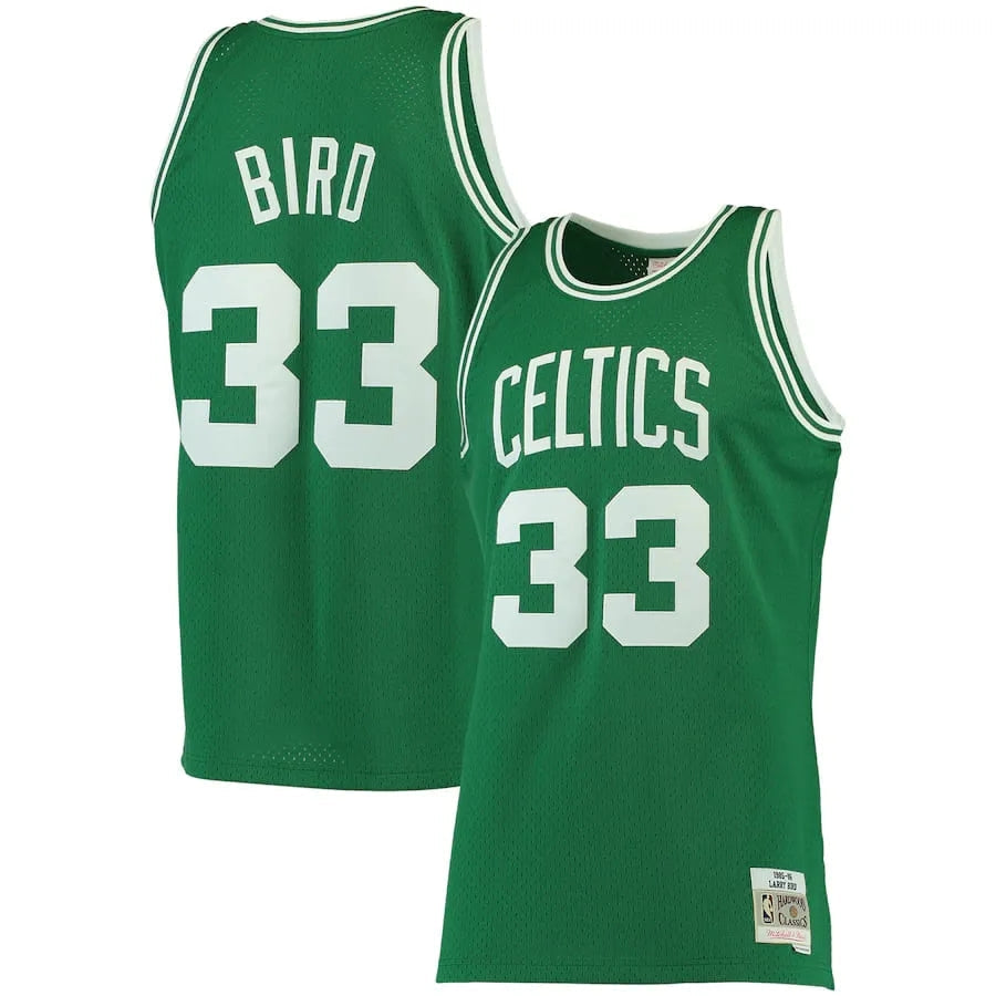 Regata Nba Boston Celtics 1985/86 Mitchell & Ness Hardwood Classics Swingman Bird