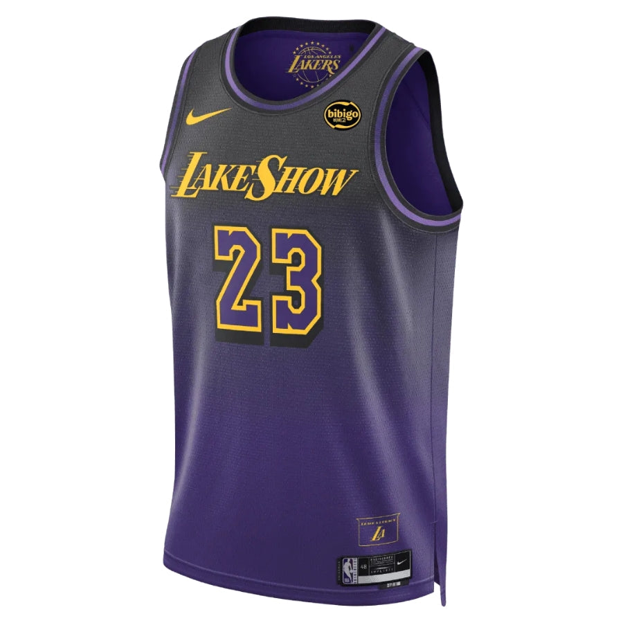 Regata Los Angeles Lakers James – City Edition – 24/25Nba – Swingman