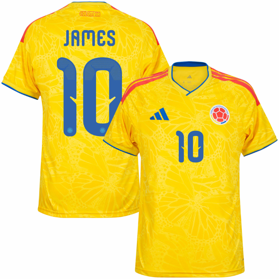 Colombia James 10 Home 2026 Player World Cup