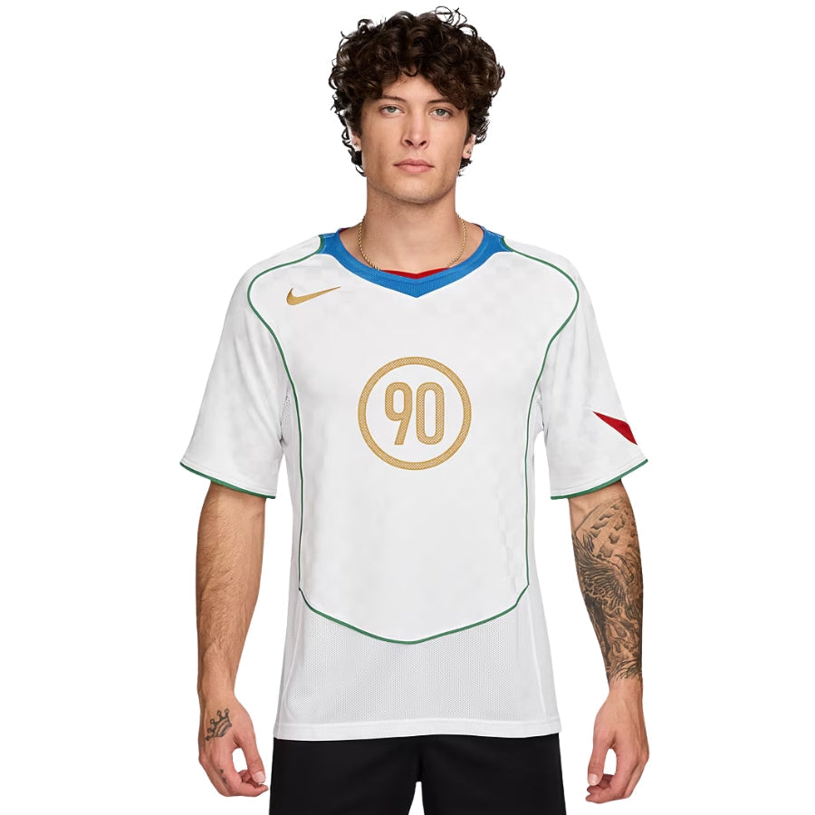Total 90 White And Blue Dri-Fit Jersey