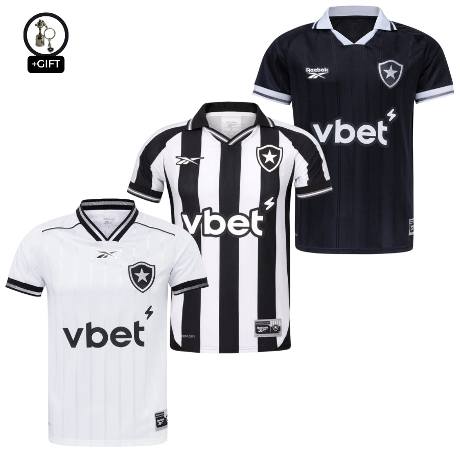 Botafogo Fan Jersey Home, Away E Third 2025/26 – Kit 3 Fan Jersey