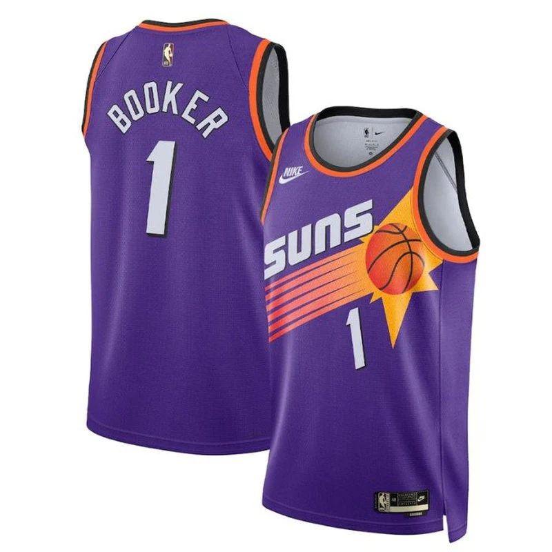 Devin Booker Phoenix Suns Unisex 2023 Nba Jersey Purple – Classic Edition
