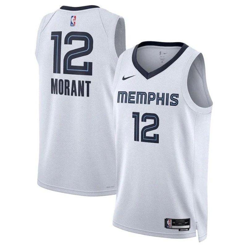 Ja Morant Memphis Grizzlies Unisex 2023 Nba Jersey – Association Edition – White