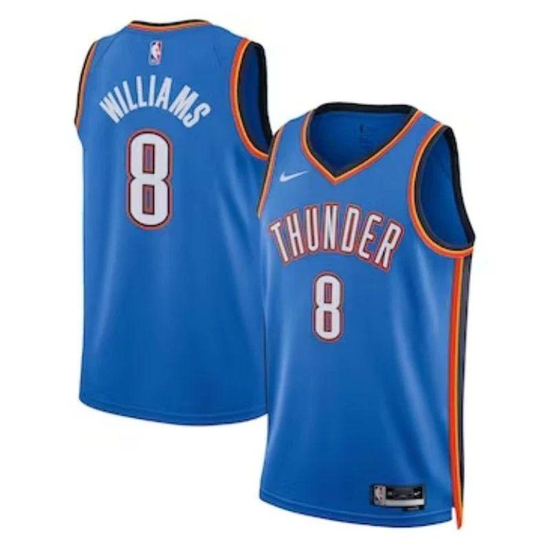 Jalen Williams Oklahoma City Thunder Unisex 2023 Nba Jersey – Icon Edition – Blue