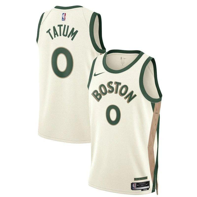 Jayson Tatum Boston Celtics Unisex 23/24 Nba Jersey – White – City Edition