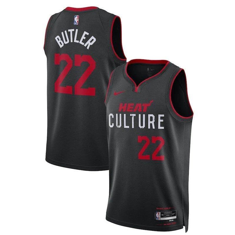Jimmy Butler Miami Heat Unisex 23/24 Nba Jersey – Black – City Edition