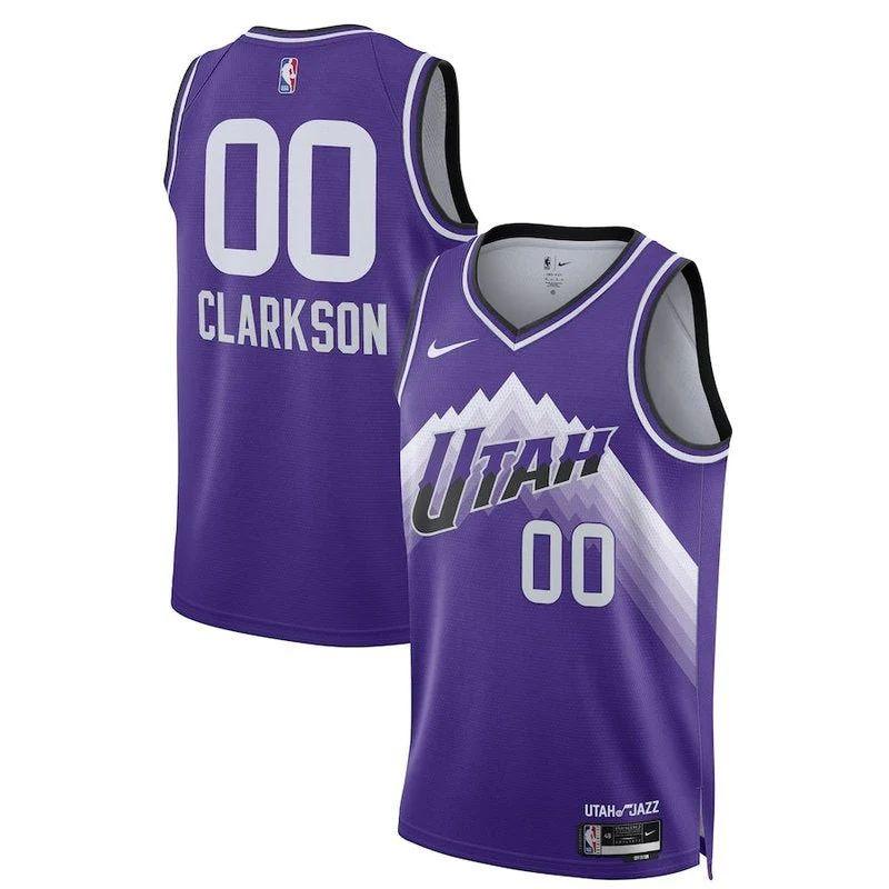 Jordan Clarkson Utah Jazz Unisex 23/24 Nba Jersey – Purple – City Edition
