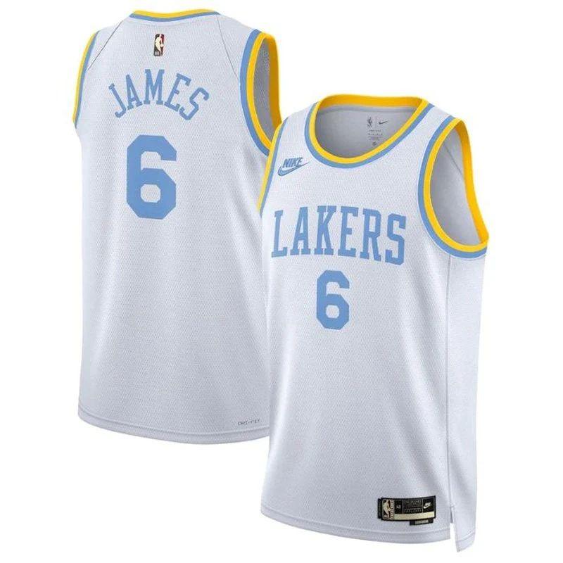 Lebron James Los Angeles Lakers 2023 White Nba Jersey – Classic Edition