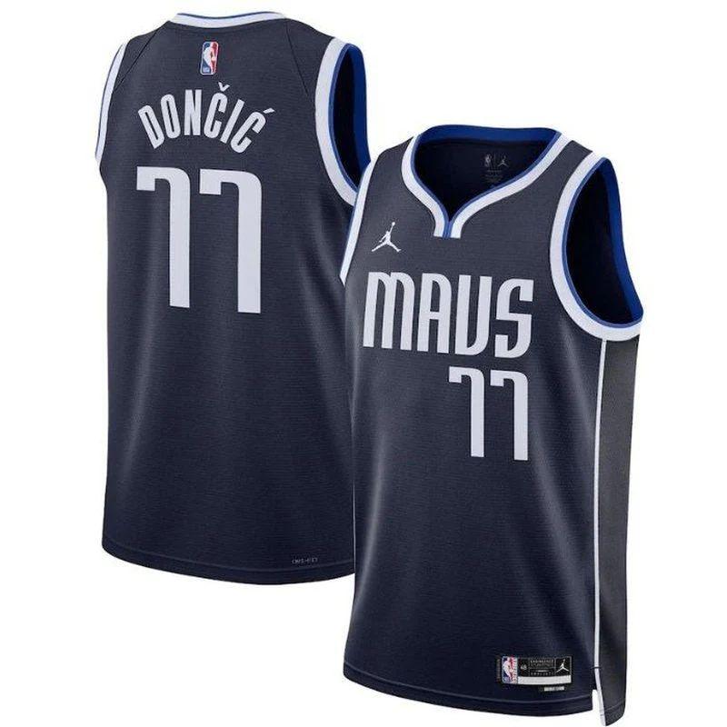 Luka Dončić – Dallas Mavericks Unisex 2023 Statement Edition Nba Jersey – Navy