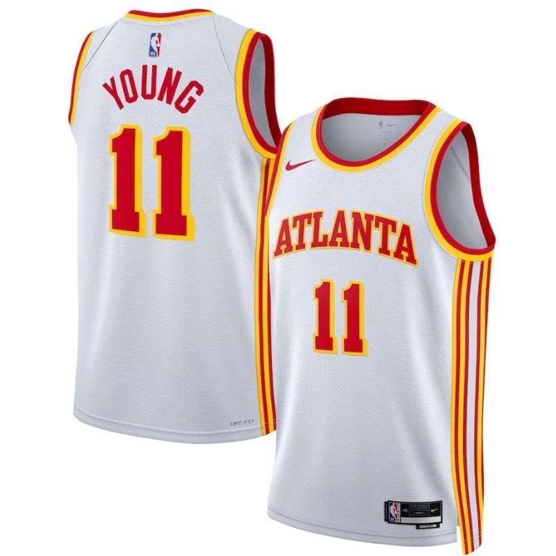 Trae Young Atlanta Hawks Unisex 2023 Nba Jersey – Association Edition – White