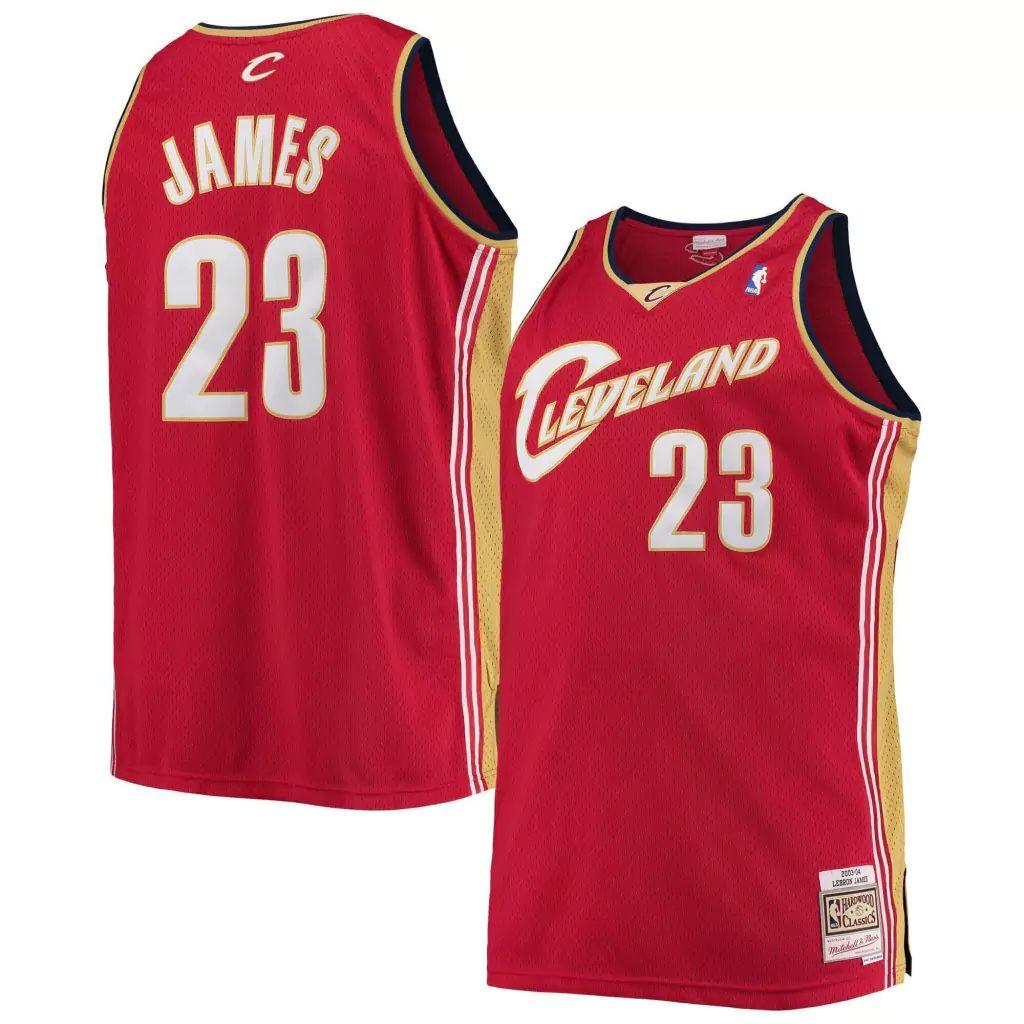 Regata Cleveland Cavaliers – Mitchell & Ness – Lebron James Nba- Red