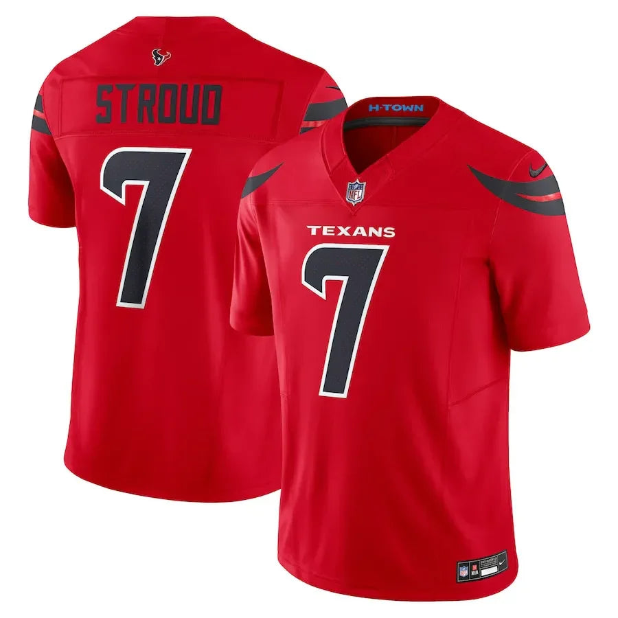 Nfl Houston Texans Red C.J. Stroud 7 Alternate Vapor Limited