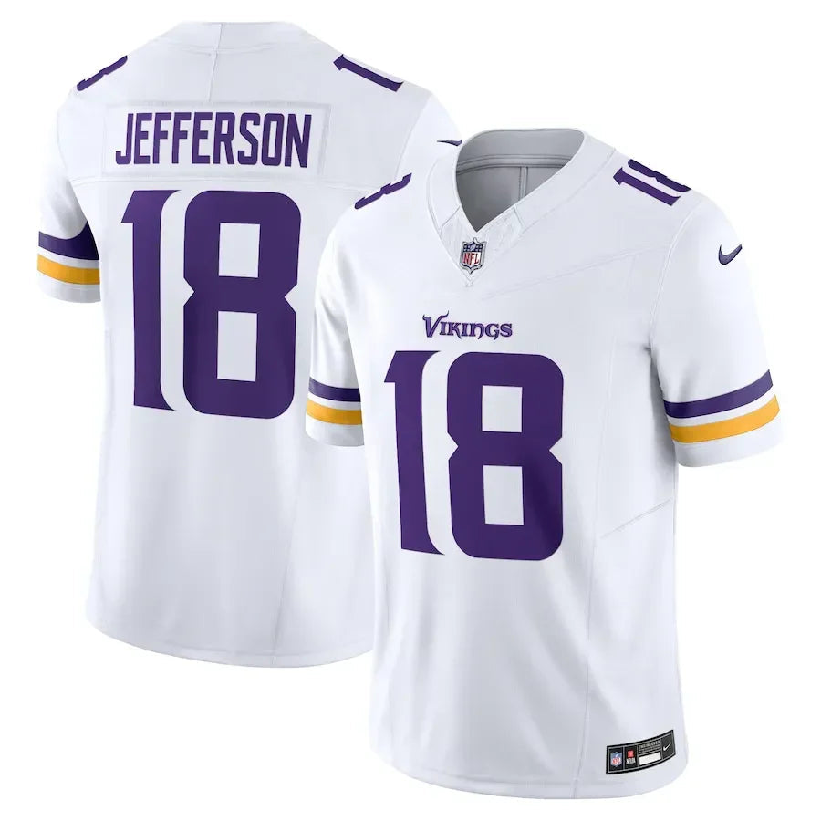 Nfl Minnesota Vikings Away Justin Jefferson 18 Limited