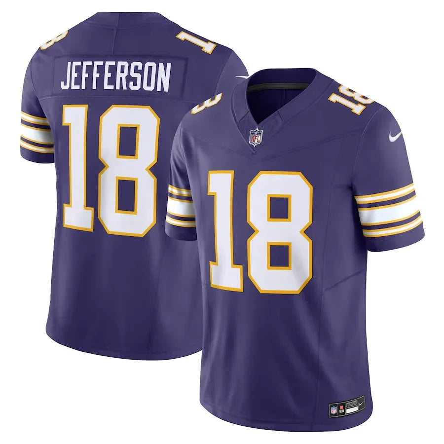 Nfl Minnesota Vikings Home Justin Jefferson 18 Limited C
