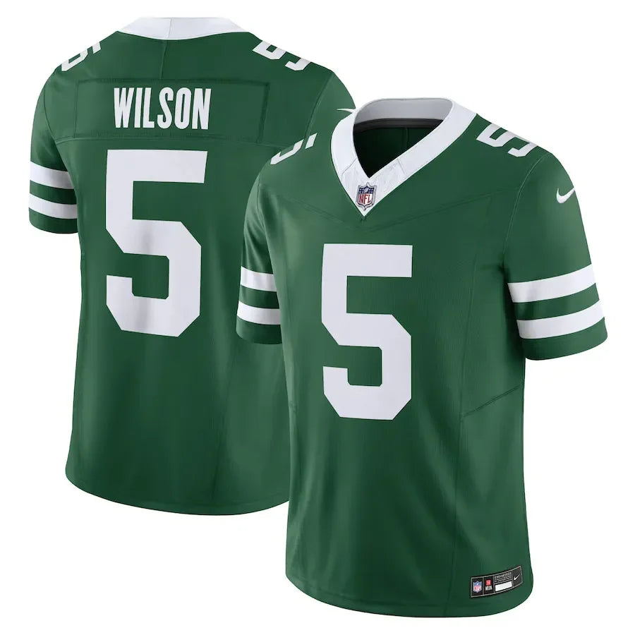 Nfl New York Jets Green Garrett Wilson 5 Legacy