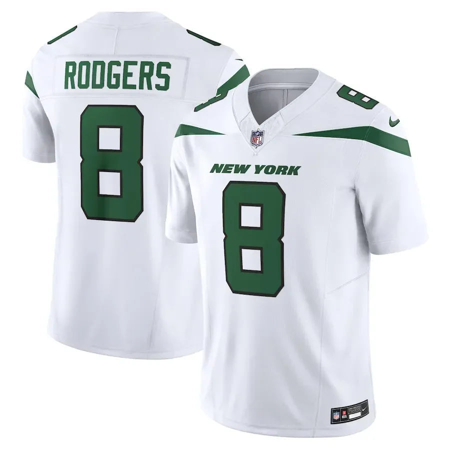 Nfl New York Jets White Aaron Rodgers Spotlight