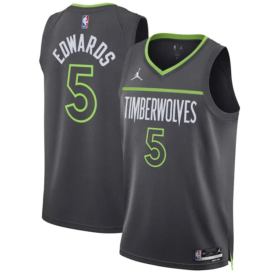 Jersey Anthony Edwards 5 Minnesota Timberwolves Jordan Statement Edition 24/25 Nba Jersey