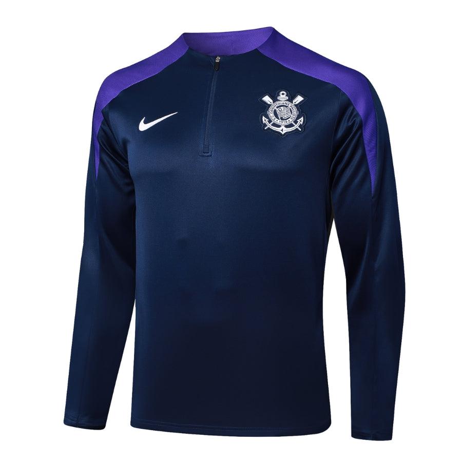 Corinthians Nike 2025/26 Dri-Fit Strike Jacket Half Zipper