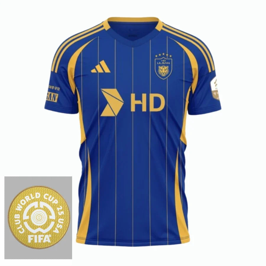Ulsan Hd Home Fan Jersey 2025/26 Patch Club World Cup