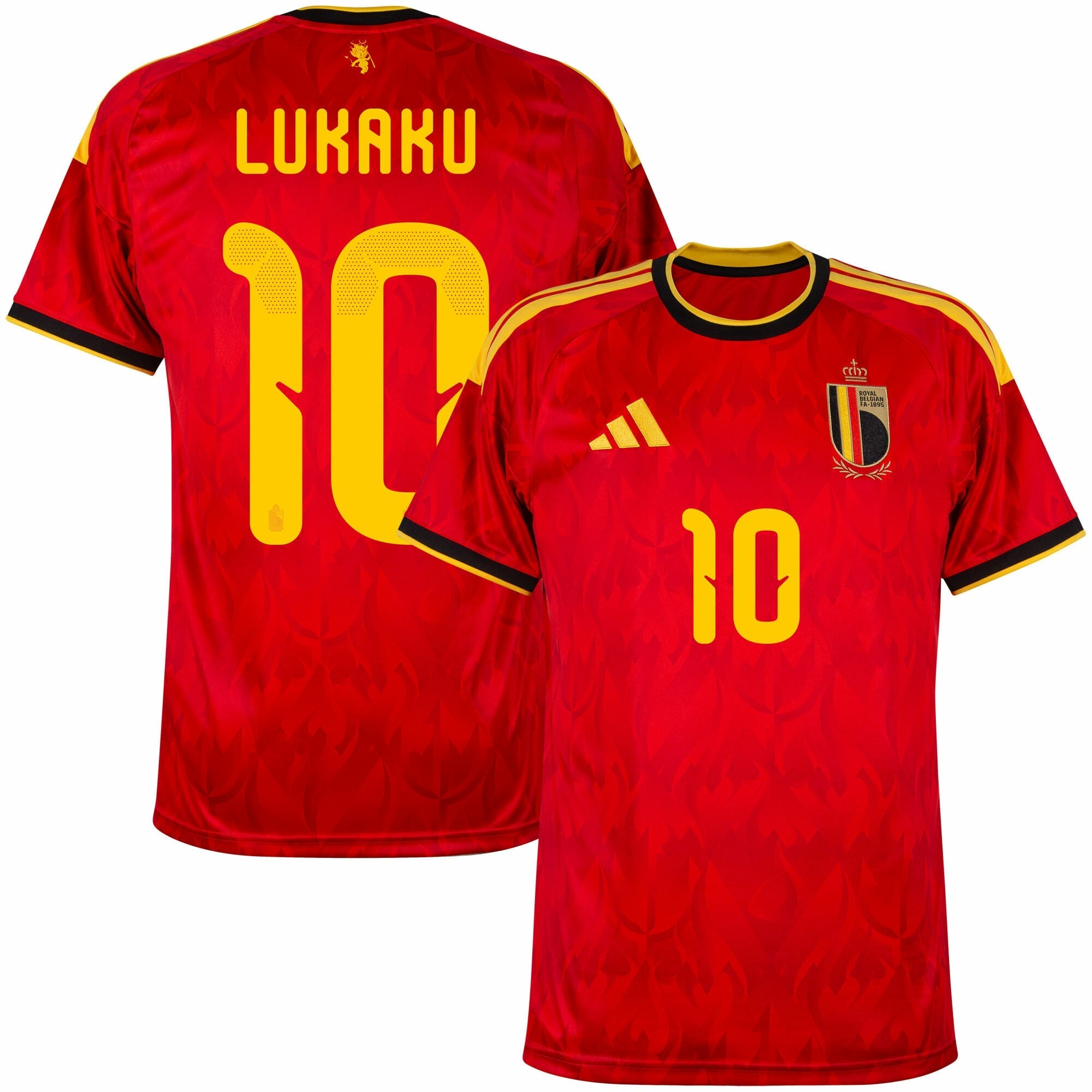 Belgium Home Fan Jersey Lukaku 10 Shirt 2026-2027 (Official Printing)