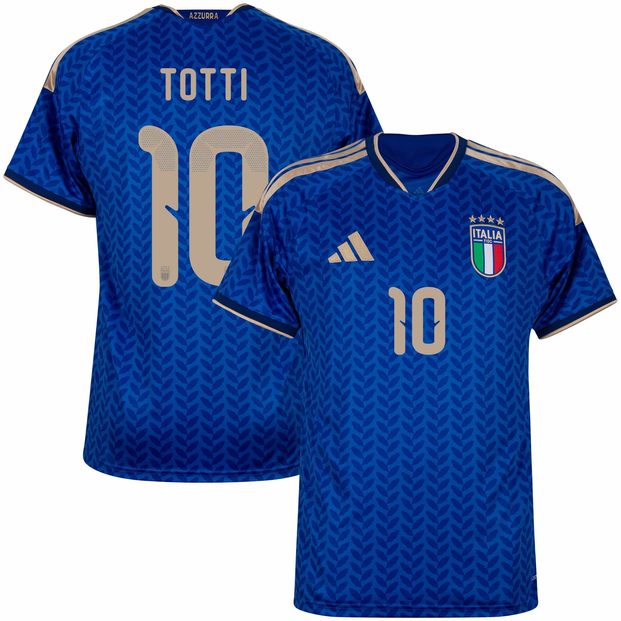 Italy Home Fan Jersey Totti 10 Shirt 2026-2027 (Official Printing)