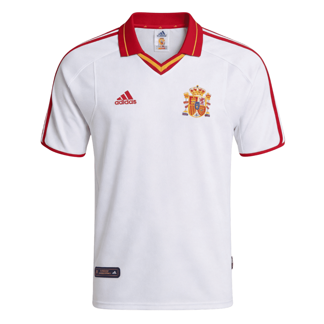 Spain Away Retro Jersey Euro Cup 2000