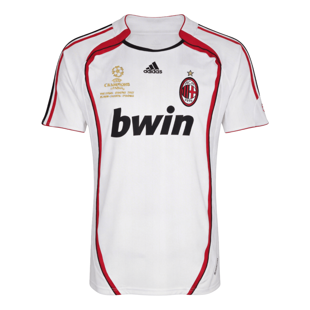 AC Milan Away Retro Soccer Jersey 2006/07 - UCL