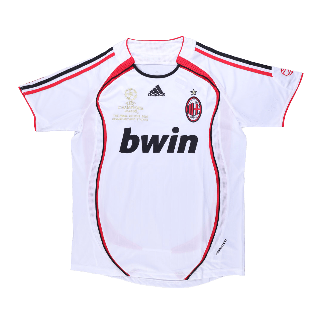 AC Milan Away Retro Soccer Jersey 2006/07 - UCL