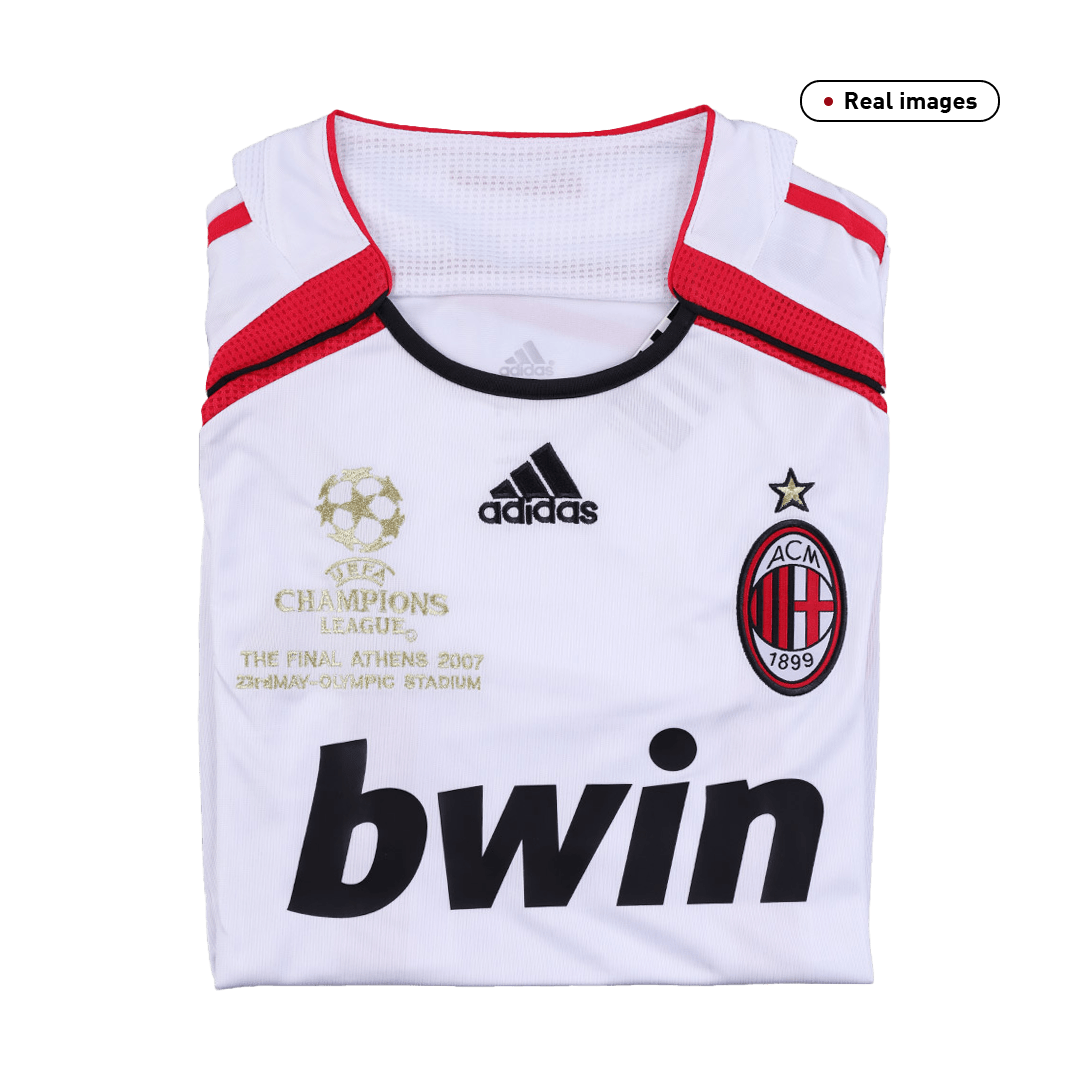AC Milan Away Retro Soccer Jersey 2006/07 - UCL