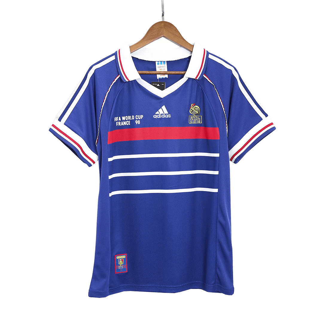 Retro Soccer Jersey France Home World Cup 1998
