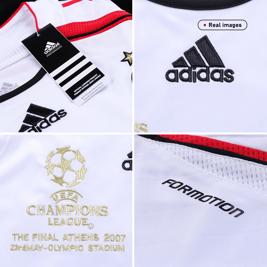 AC Milan Away Retro Soccer Jersey 2006/07 - UCL