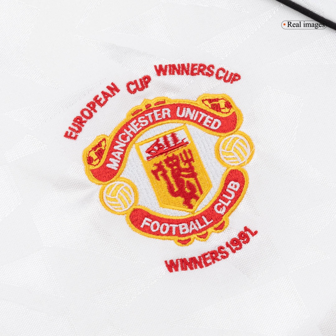 Retro Soccer Jersey Manchester United Away 1991