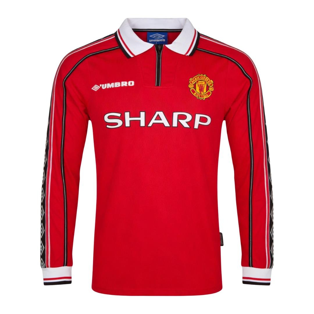 Retro Jersey Manchester United Home Long Sleeve 1998/99