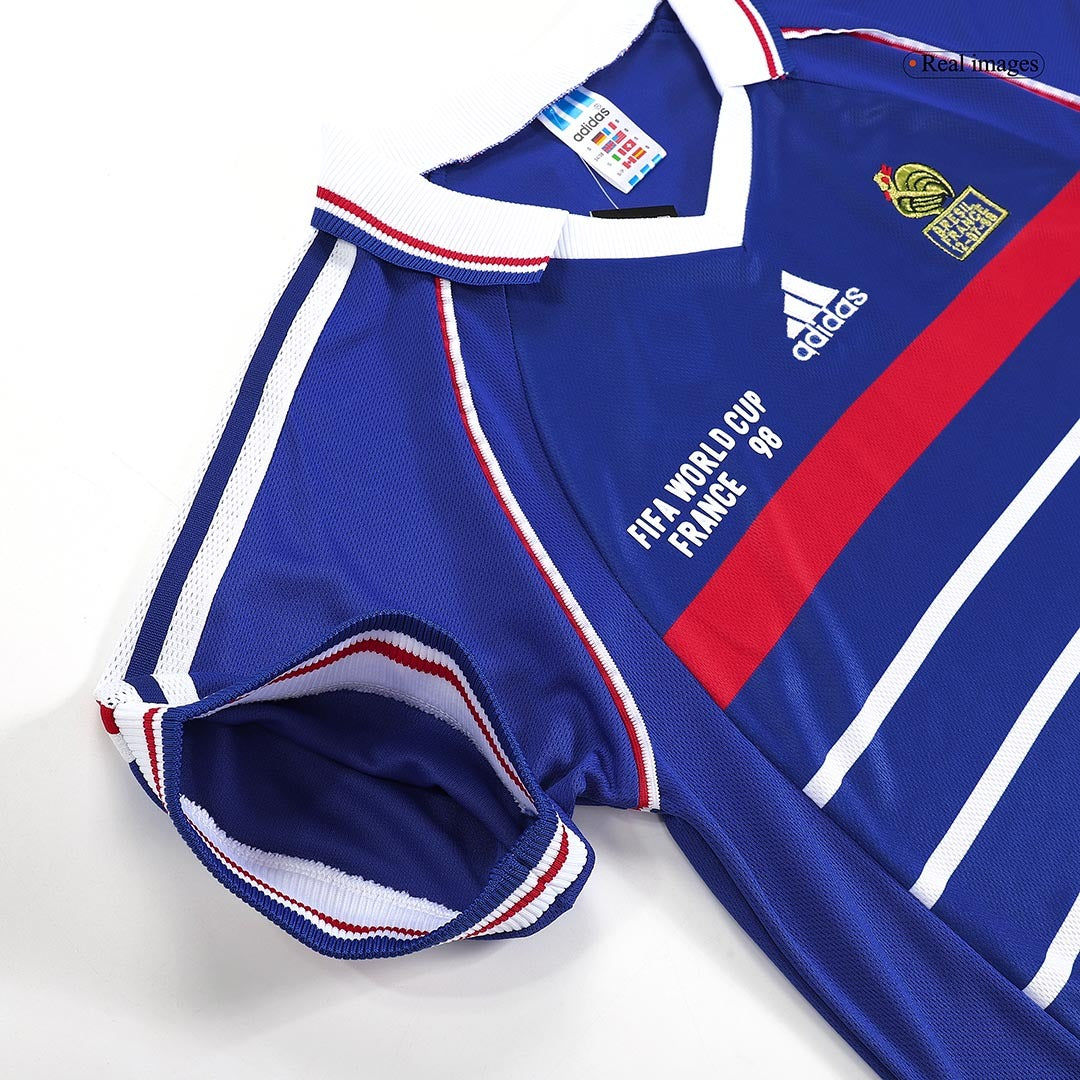 Retro Soccer Jersey France Home World Cup 1998