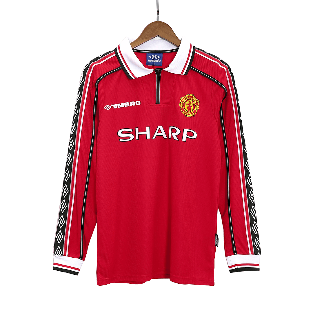 Retro Jersey Manchester United Home Long Sleeve 1998/99