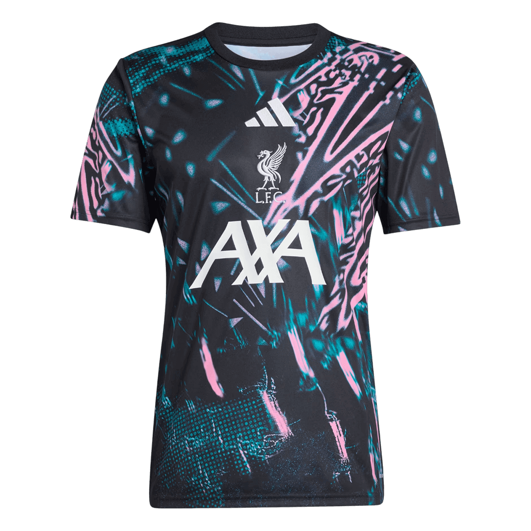 Liverpool Pre-Match Soccer Jersey 2025/26 Black