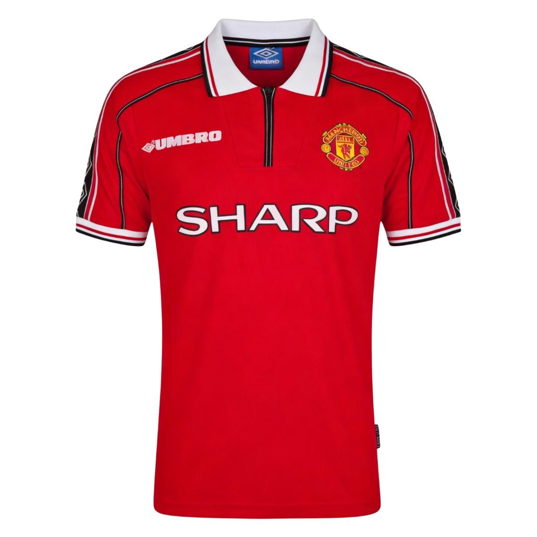 Retro Soccer Jersey Manchester United Home 98/00