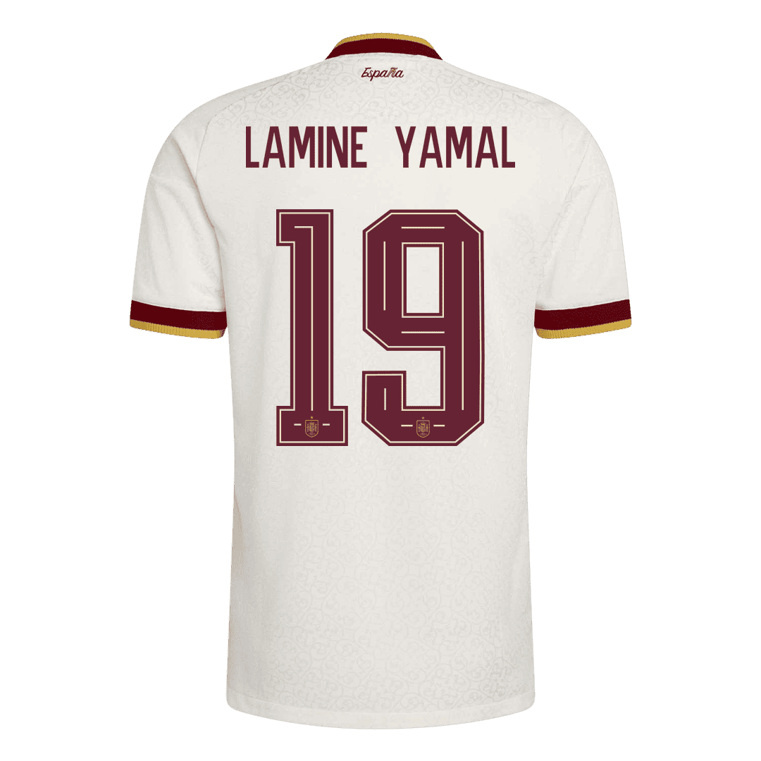 Spain LAMINE YAMAL 19 Away Fan Jersey World Cup 2026 - Champion