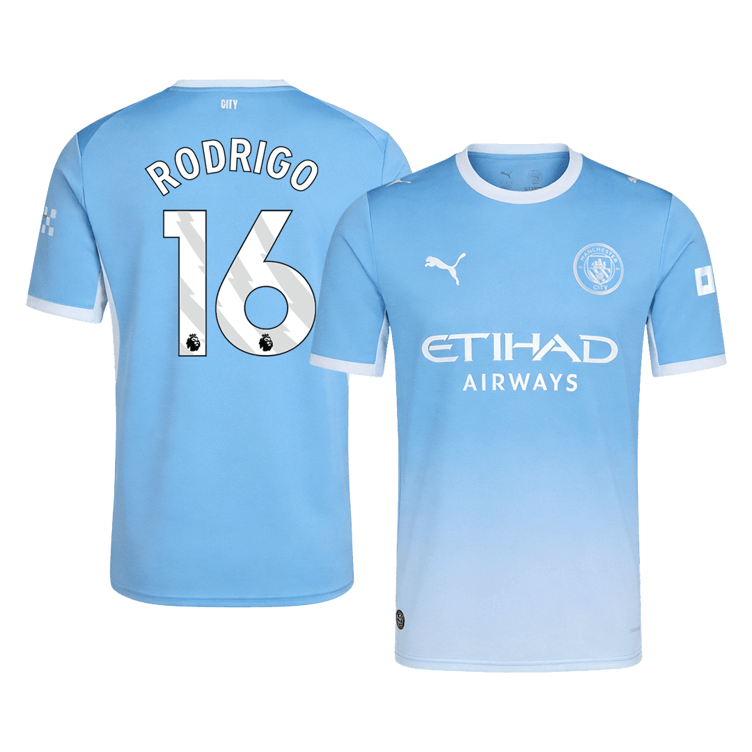 RODRIGO #16 Manchester City Home Fan Jersey Shirt 2026/27