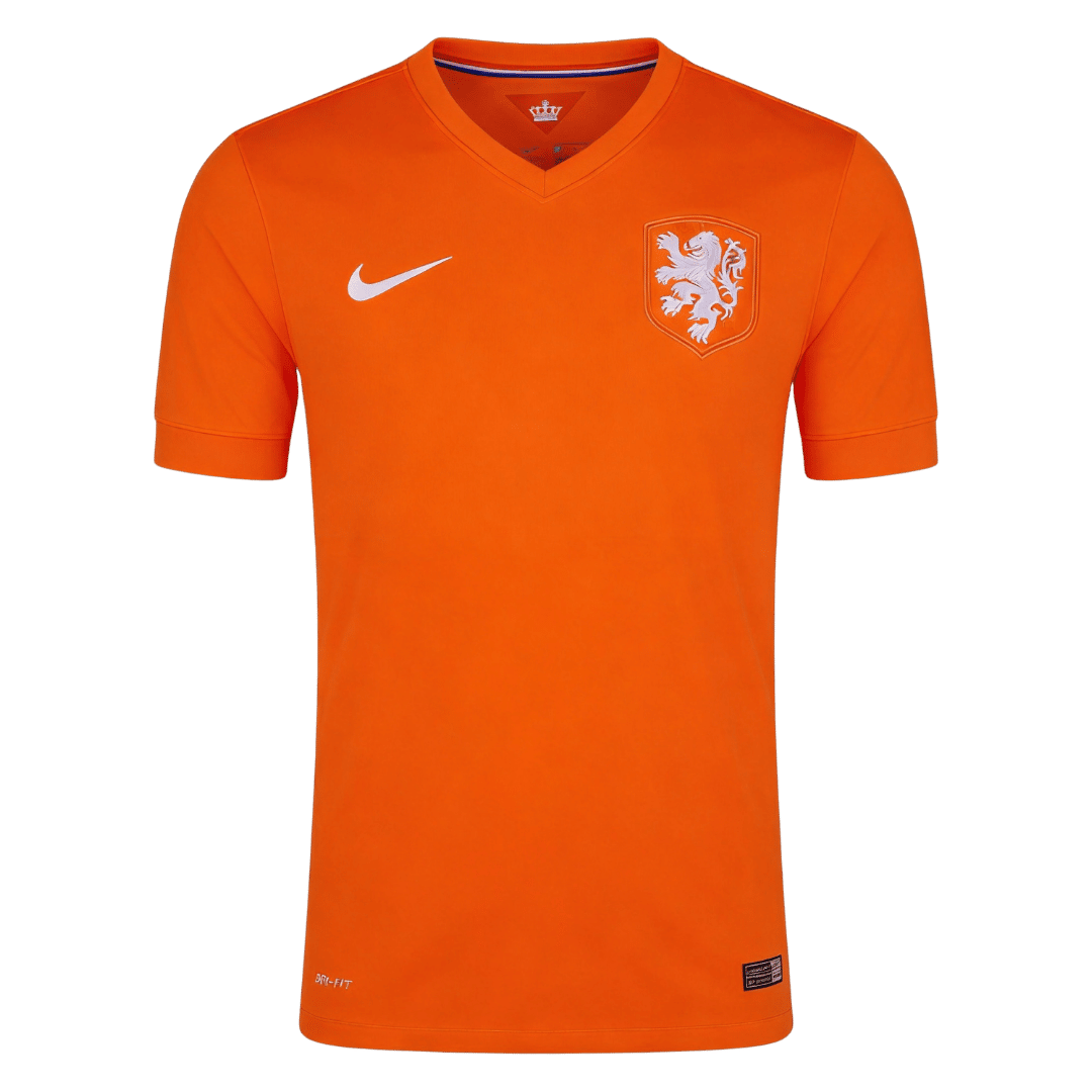 Retro Soccer Jersey Netherlands Home World Cup 2014